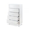 Five Drawer Standard Chest - White - Image 2