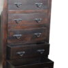 Solid Wood 5 Drawer Dresser - Brown - Image 3