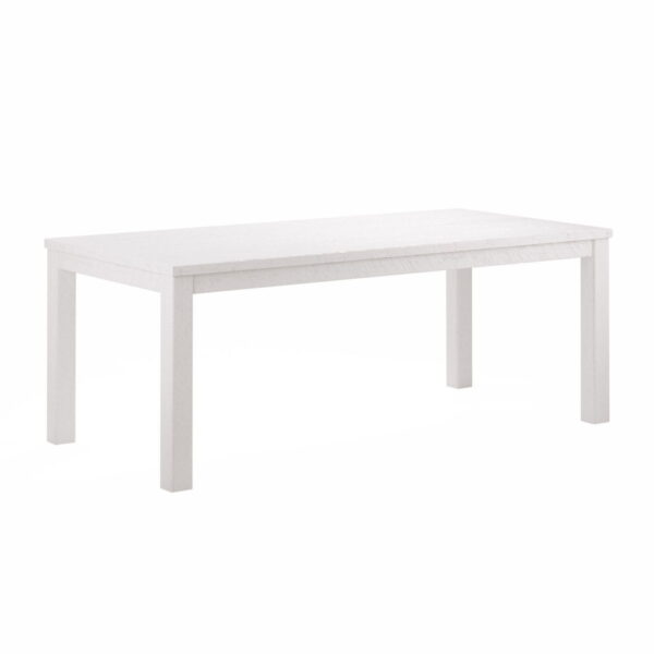 Solid Wood Dining Table 35" - White