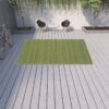 9' X 13' Stain Resistant Indoor / Outdoor Area Rug - Green - Image 3