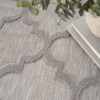 7' X 10' Area Rug Geometric Flatweave - Gray - Image 2