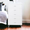 Five Drawer Standard Chest - White - Image 3