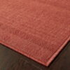 9' X 13' Stain Resistant Indoor / Outdoor Area Rug - Red - Image 4