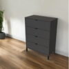 Four Drawer Standard Chest - Gray - Image 4