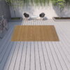 9' X 13' Stain Resistant Indoor / Outdoor Area Rug - Tan - Image 2