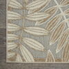 7' X 10' Floral Indoor / Outdoor Area Rug - Natural - Image 4