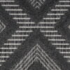 7' X 10' Geometric Flatweave Area Rug - Black - Image 4