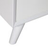 Mahogany Solids & Okoume Veneer Cabinet_Enclosed Storage TV Stand - White - Image 4