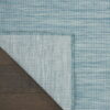 7' X 10' Power Loom Area Rug - Aqua - Image 4