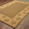 9' X 13' Stain Resistant Outdoor / Indoor Area Rug - Tan - Image 2