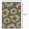 7' X 10' Indoor / Outdoor Area Rug - Blue - Image 3