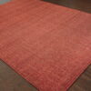 9' X 13' Stain Resistant Indoor / Outdoor Area Rug - Red - Image 2