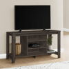 Open Shelving TV Stand - Brown - Image 3