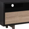 Enclosed Storage, TV Stand - Brown / Black - Image 4