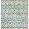 7' X 10' Moroccan Outdoor / Indoor Area Rug - Blue / Ivory - Image 2