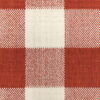 7' X 10' Geometric Stain Resistant Indoor / Outdoor Area Rug - Red / Ivory - Image 4