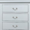 Solid Wood Five Drawer Lingerie Chest - White - Image 3