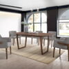 Rectangular Dining Table - Walnut - Image 4