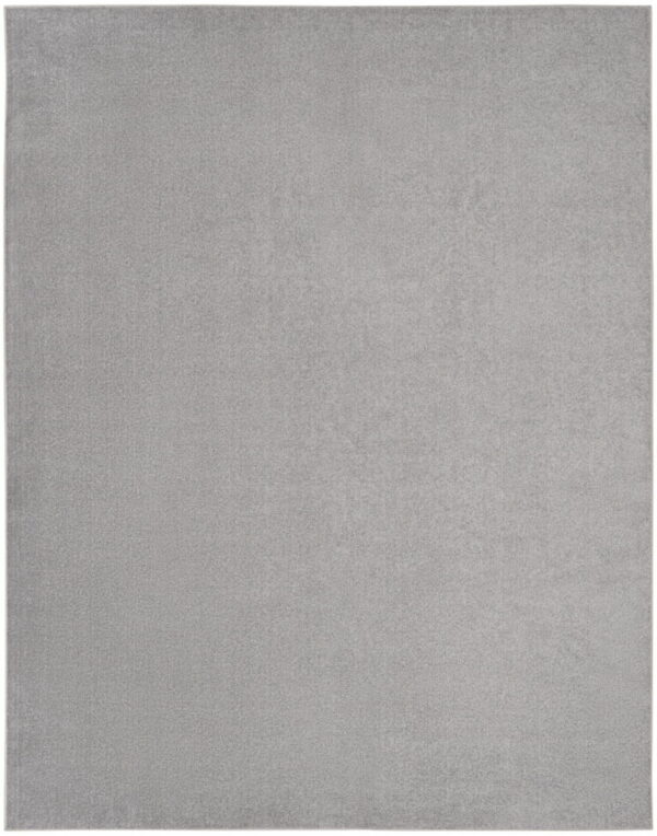 7' X 10' Non Skid Indoor / Outdoor Area Rug - Silver Gray