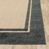 Indoor Outdoor Area Rug - Beige / Black - Image 4