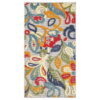 8’ X 10’ Jacobean Floral Indoor / Outdoor Area Rug - Multicolor - Image 4