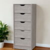 Five Drawer Standard Chest - Oak - Image 2