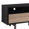 Enclosed Storage, TV Stand - Brown / Black - Image 3