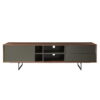 Media TV Stand In Walnut - Dark Gray - Image 3