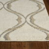 7' X 10' Machine Woven UV Treated Ogee Indoor / Outdoor Area Rug - S / Ivory - Image 3