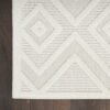 7' X 10' Geometric Flatweave Area Rug - Cream - Image 3