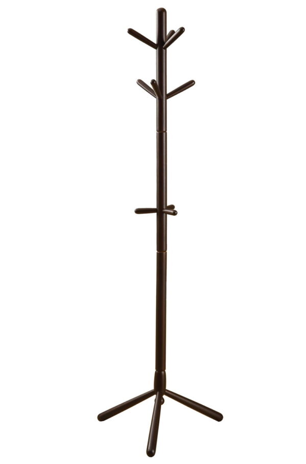 Solid Wood Coat Rack - Cappuccino