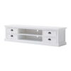 Classic Entertainment Unit With Four Drawers - White - Image 4