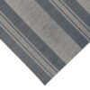 8' X 10' Striped Stain Resistant Indoor / Outdoor Area Rug - Blue / Gray - Image 4